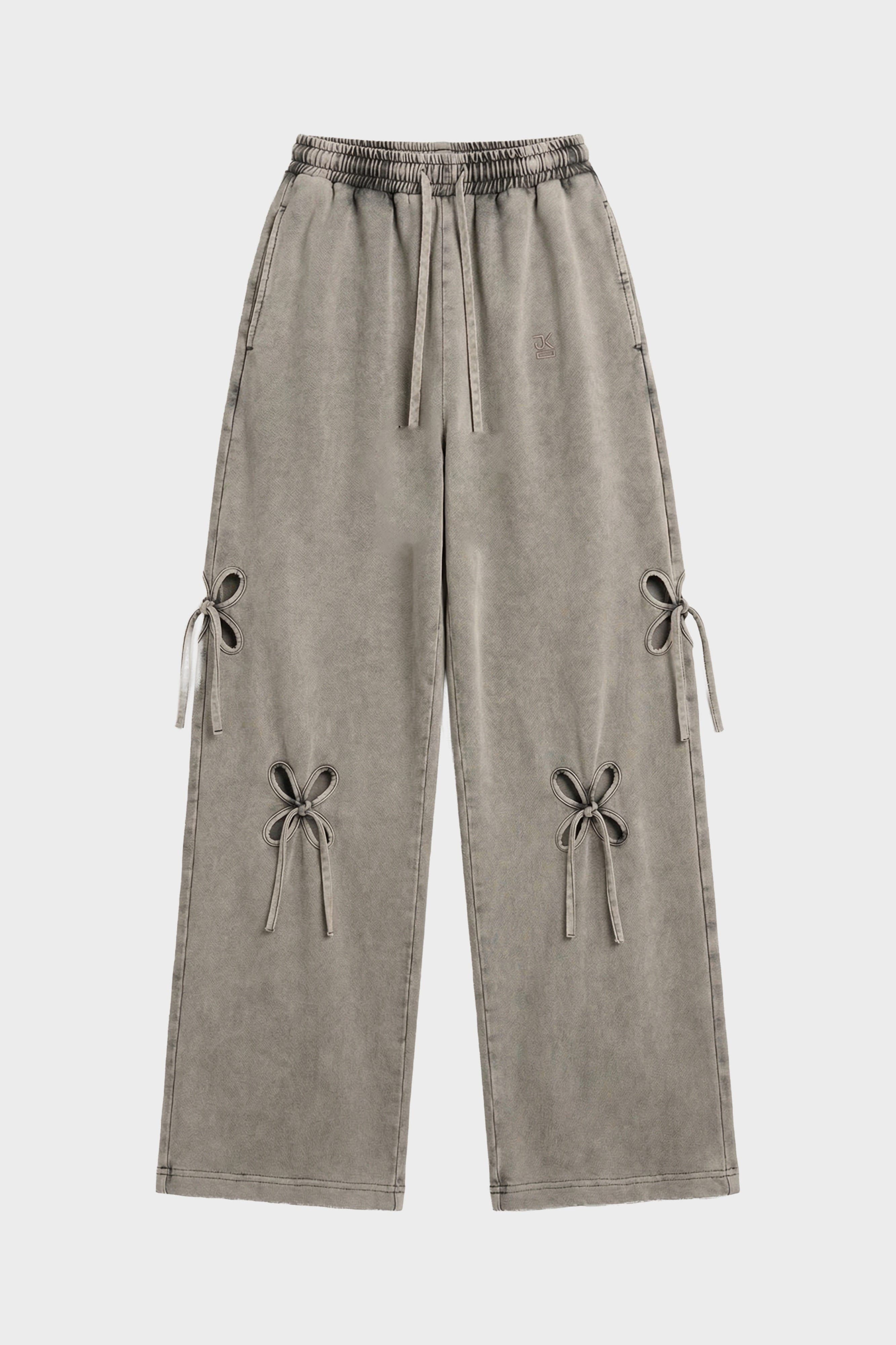 Acid Wash Petal Pants