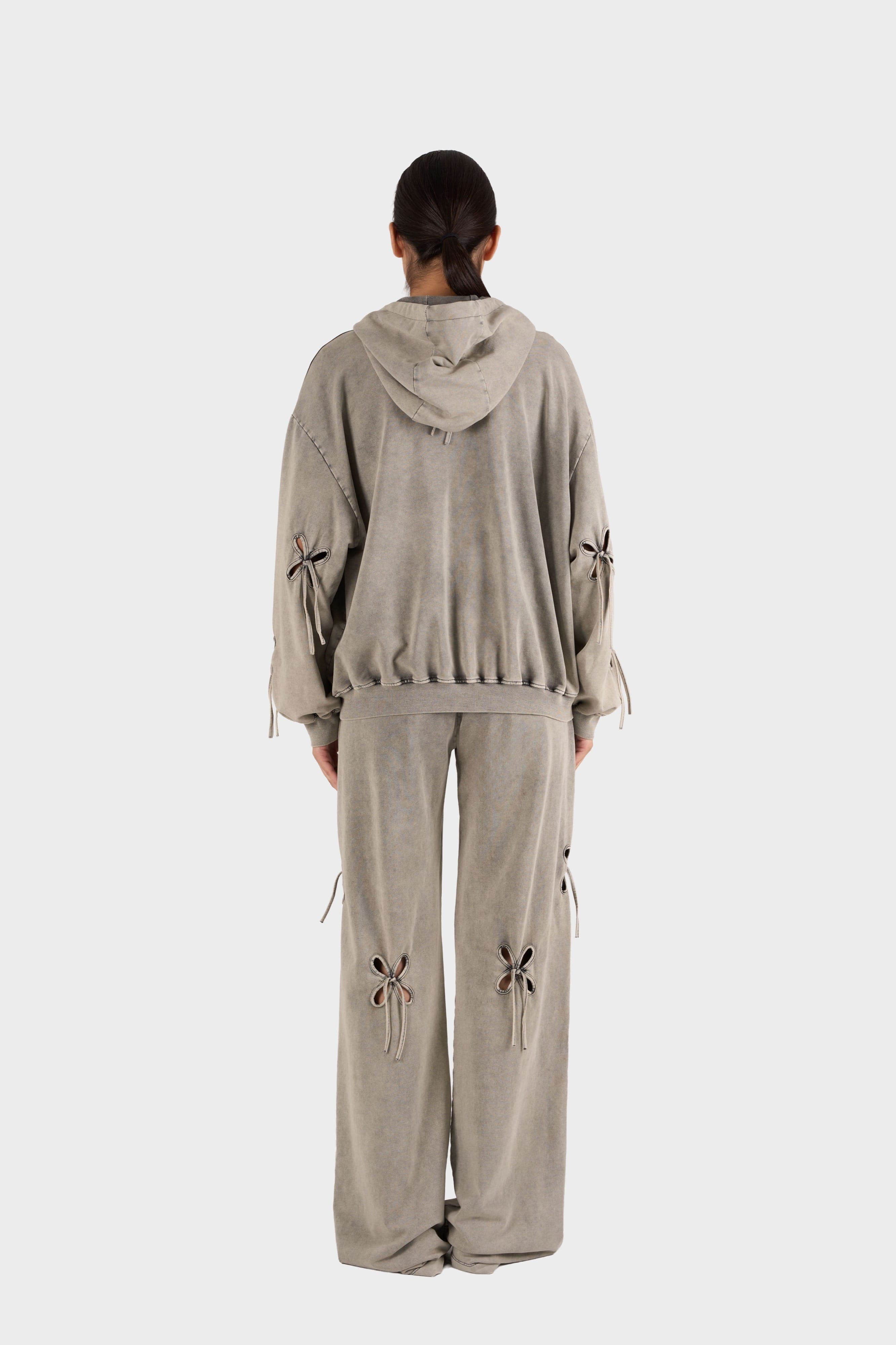 Acid Wash Petal Pants