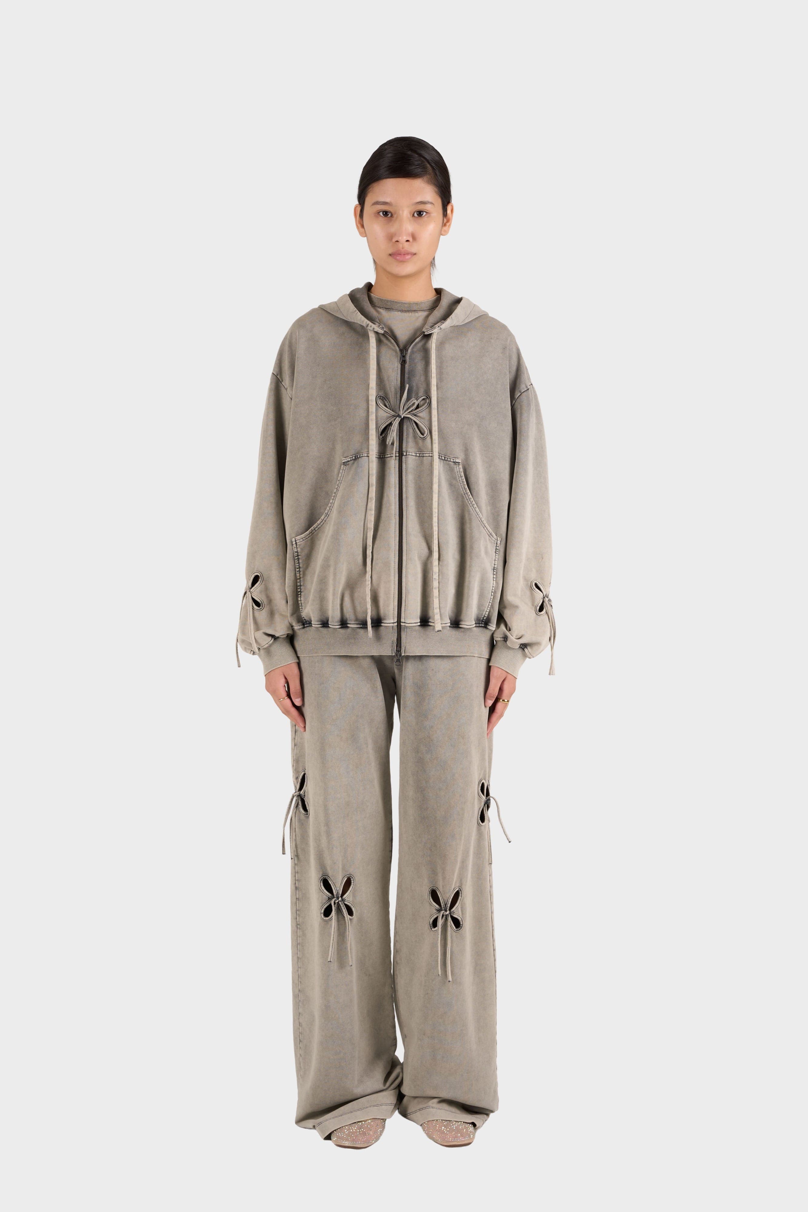 Acid Wash Petal Pants