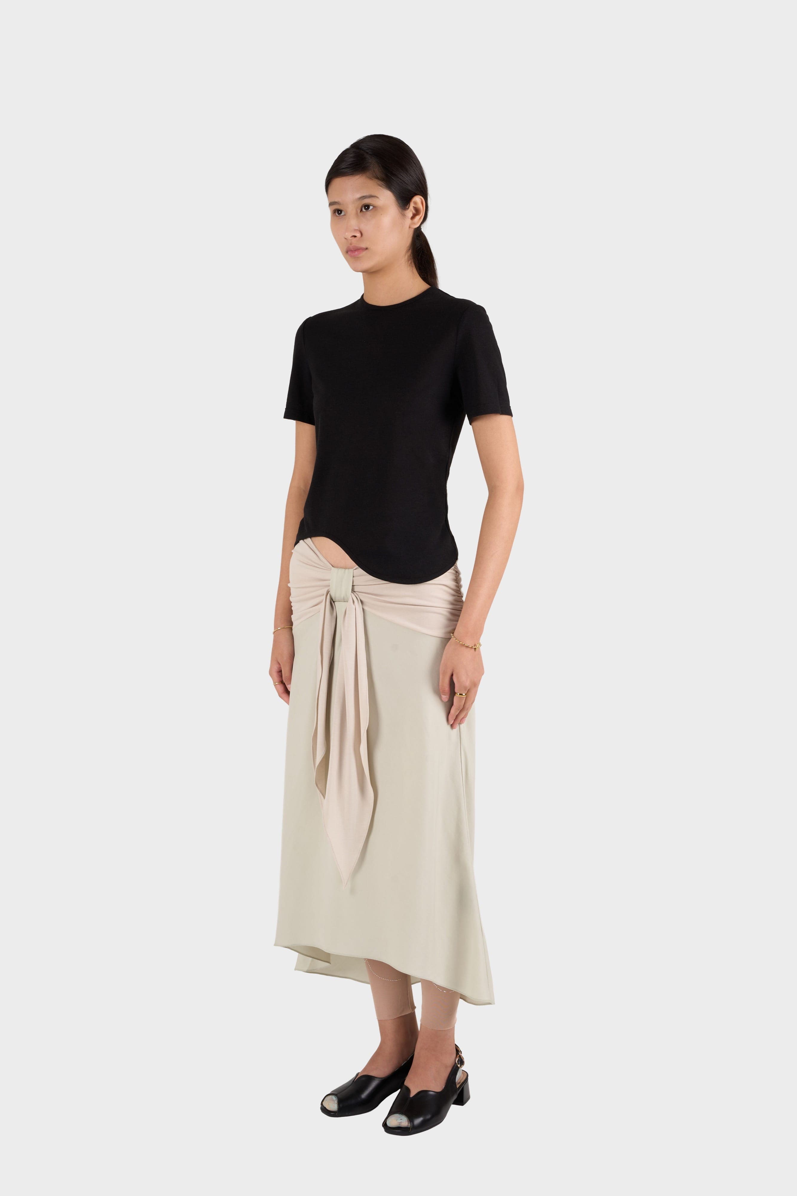 Bow Shift Skirt