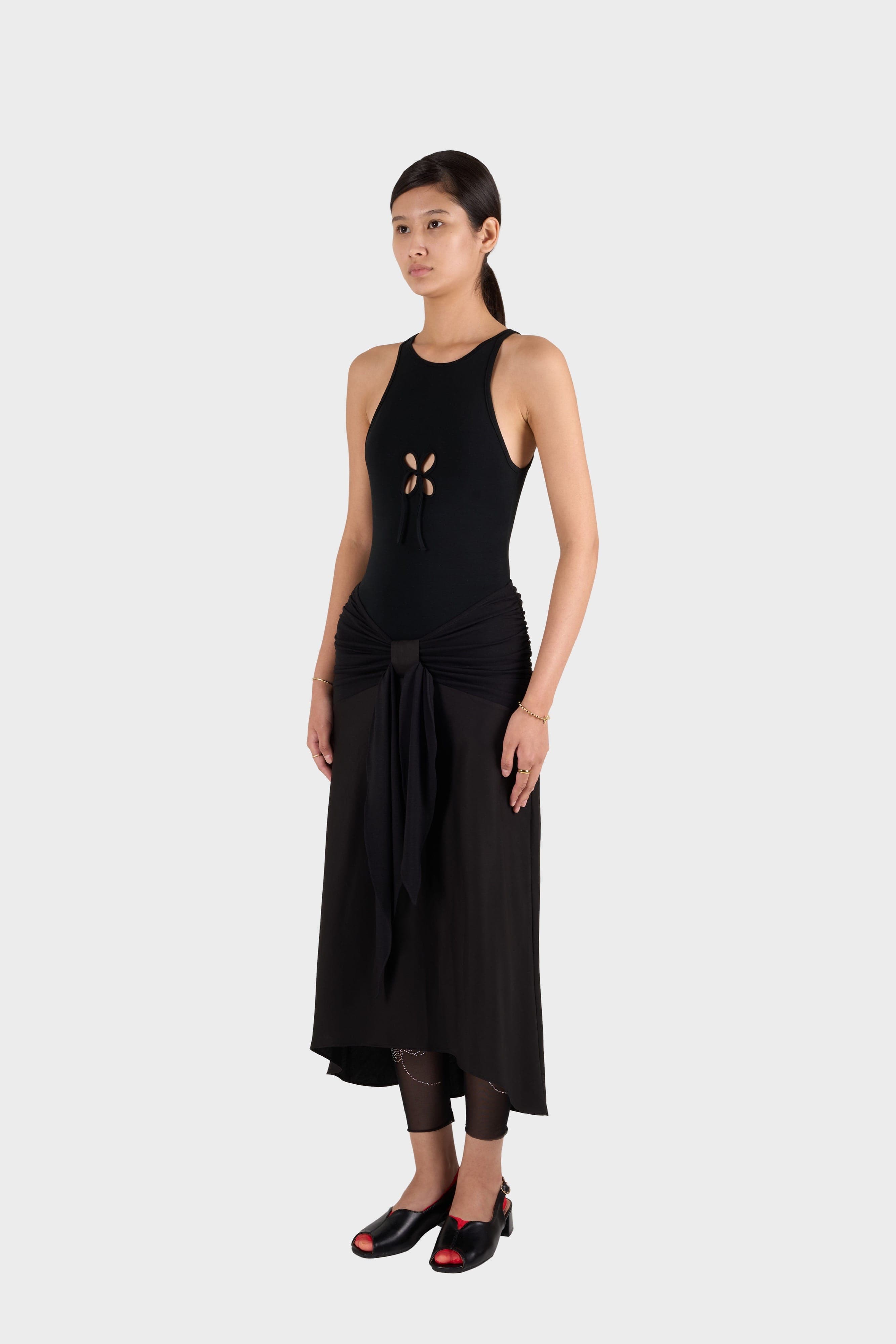 Bow Shift Skirt