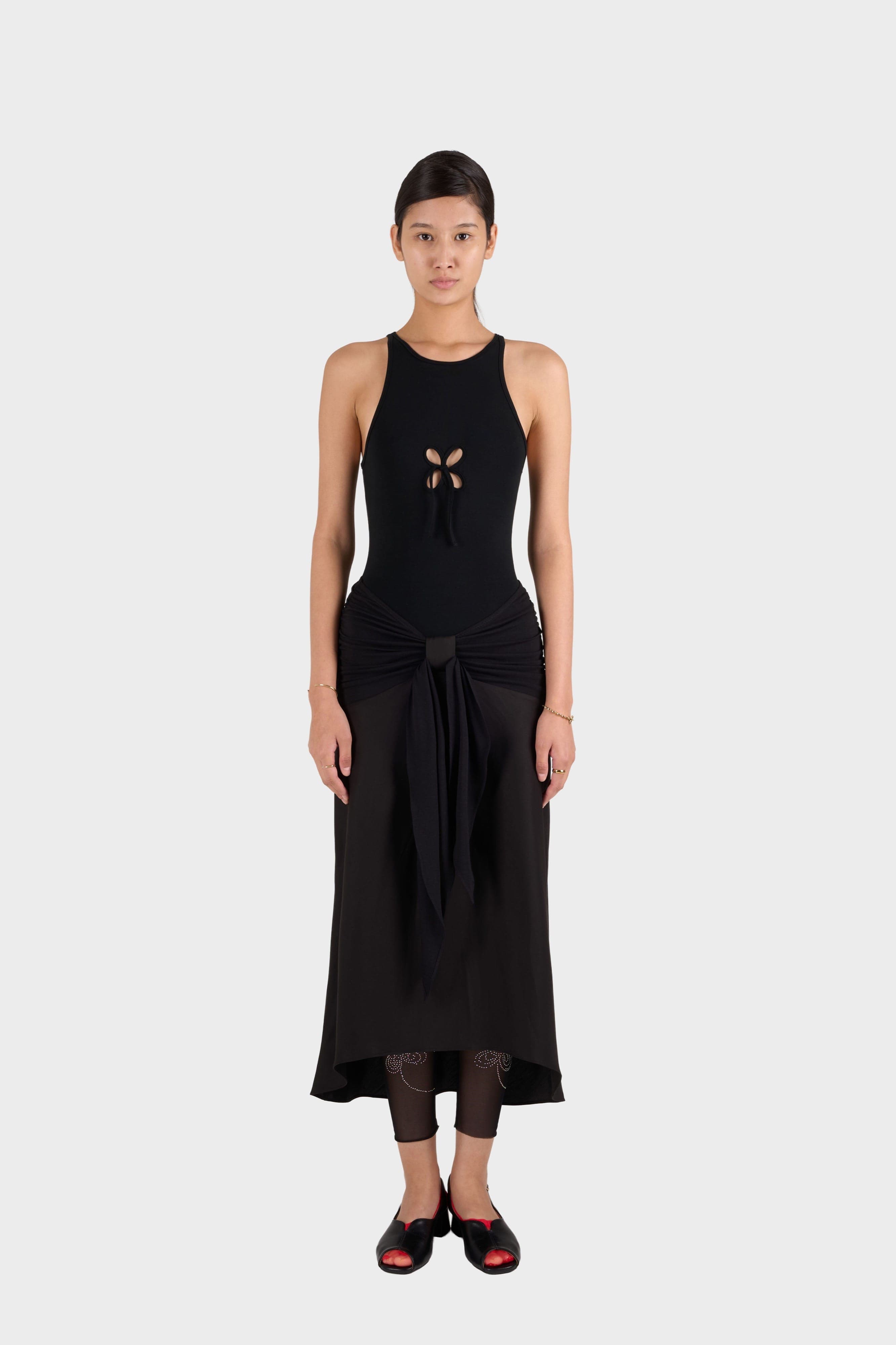 Bow Shift Skirt