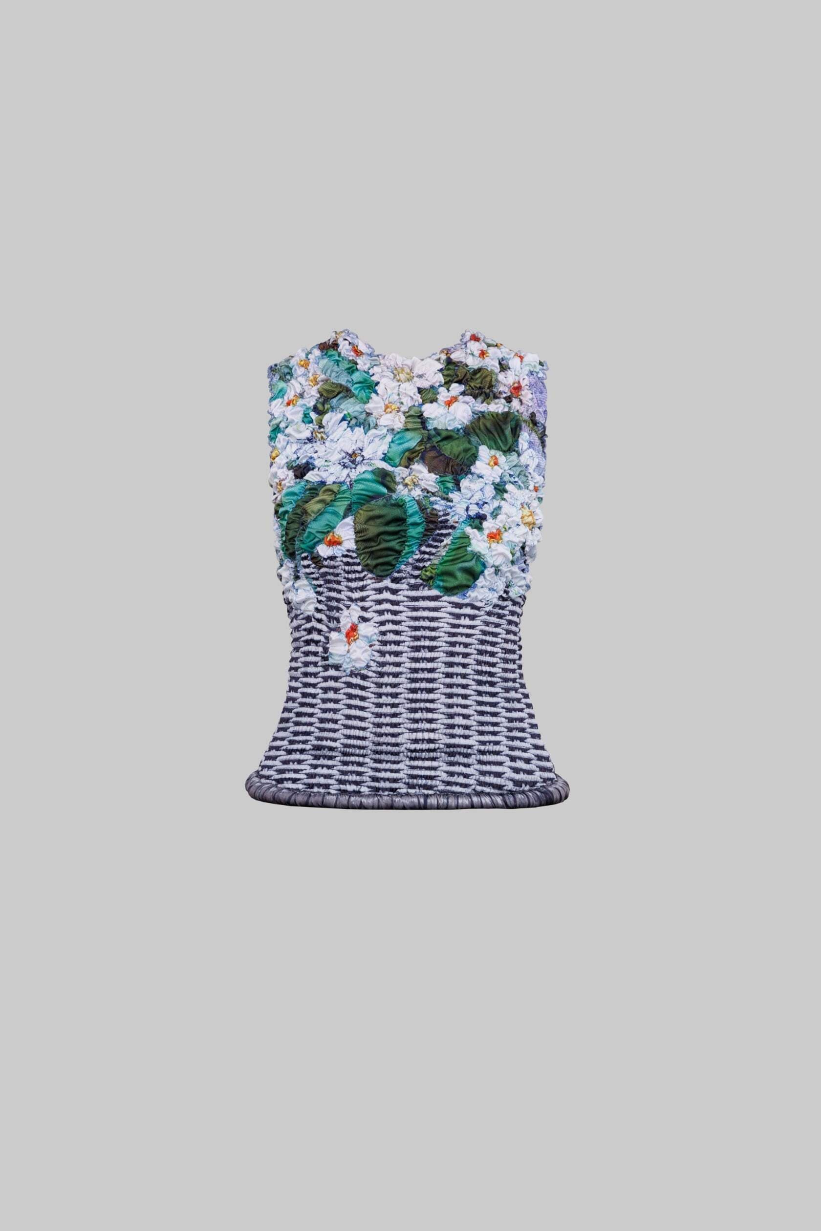 Basket White Blossom Tank Top