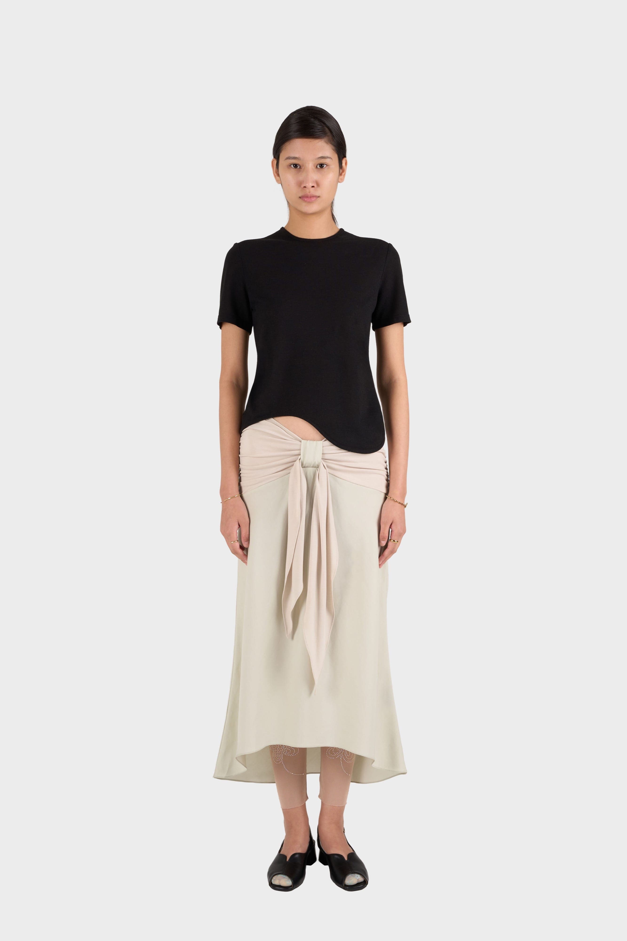 Bow Shift Skirt