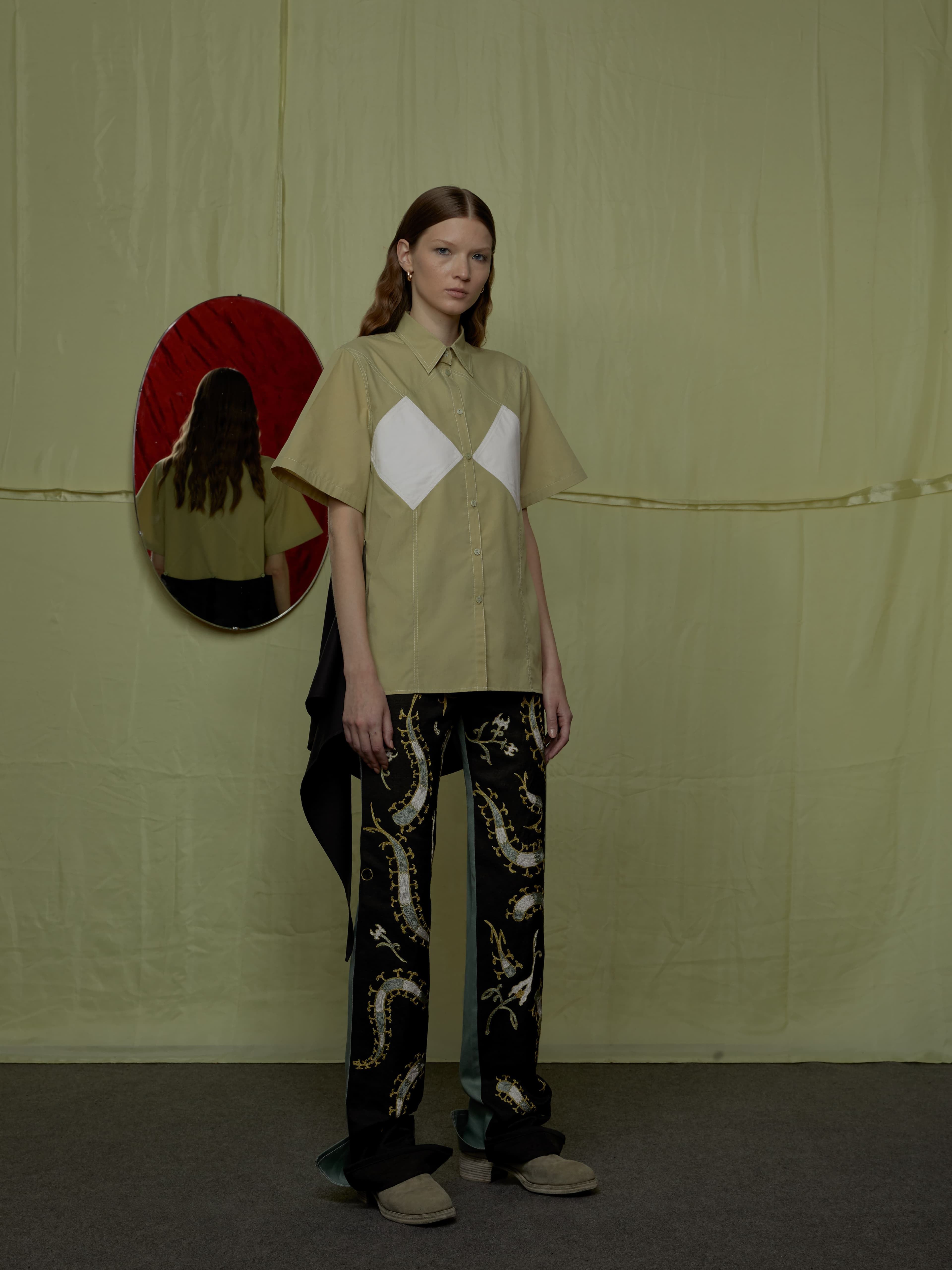Collapsing Beauty Trousers
