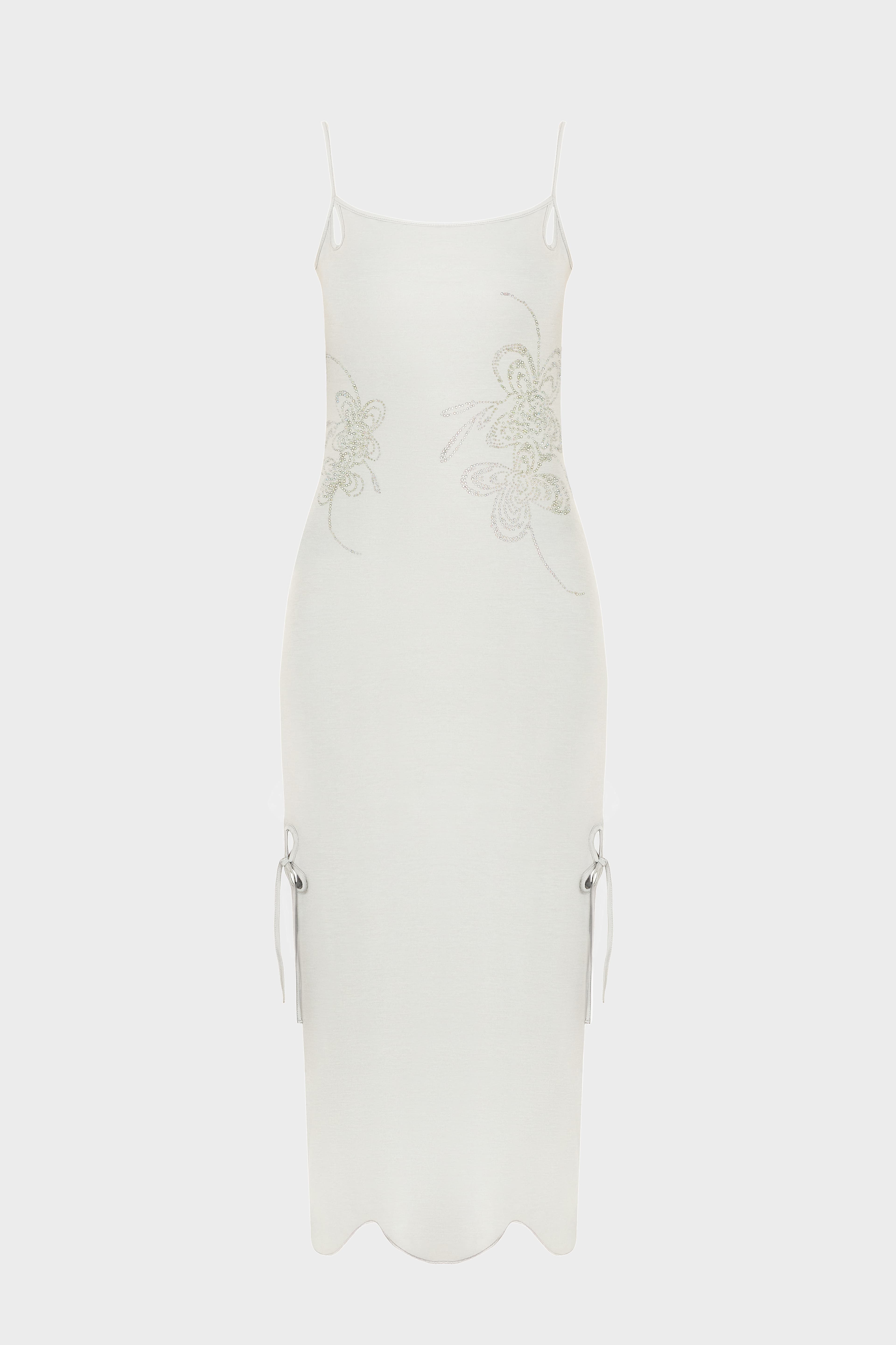 Crystal Petal Slip Dress