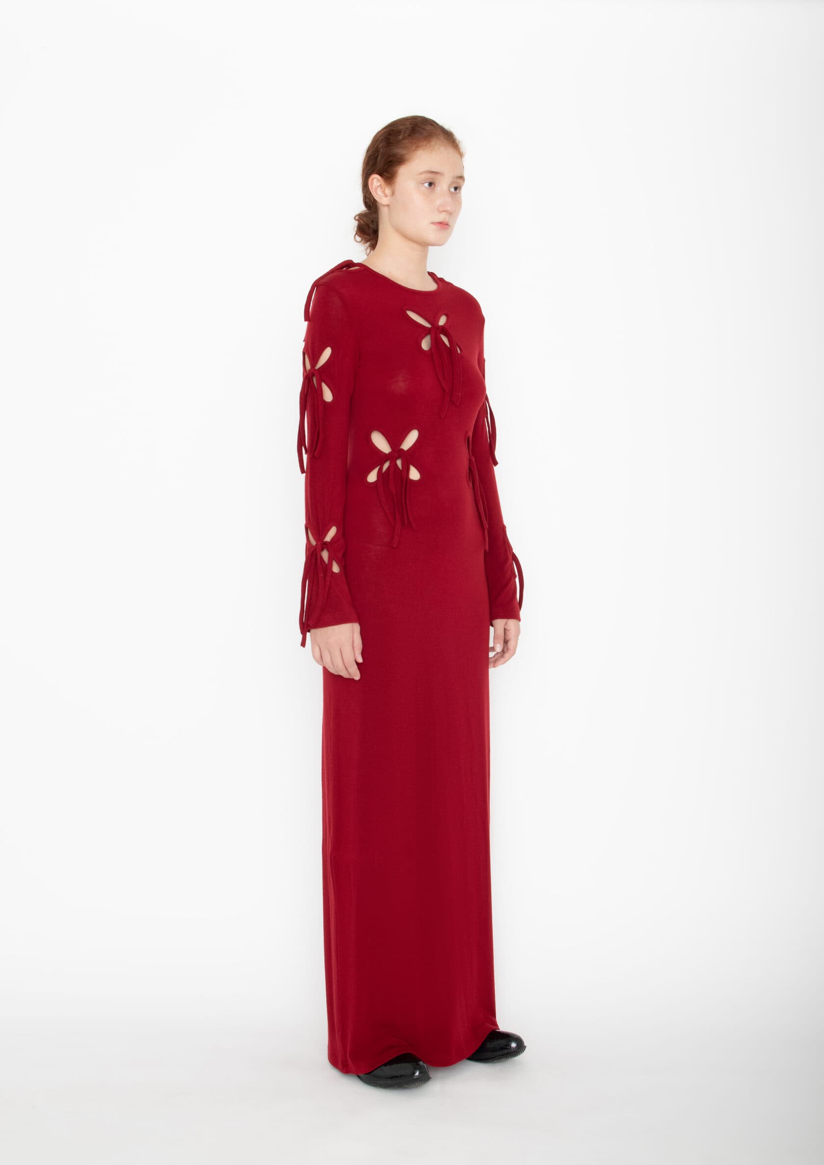 Knit Wool Petal Dress