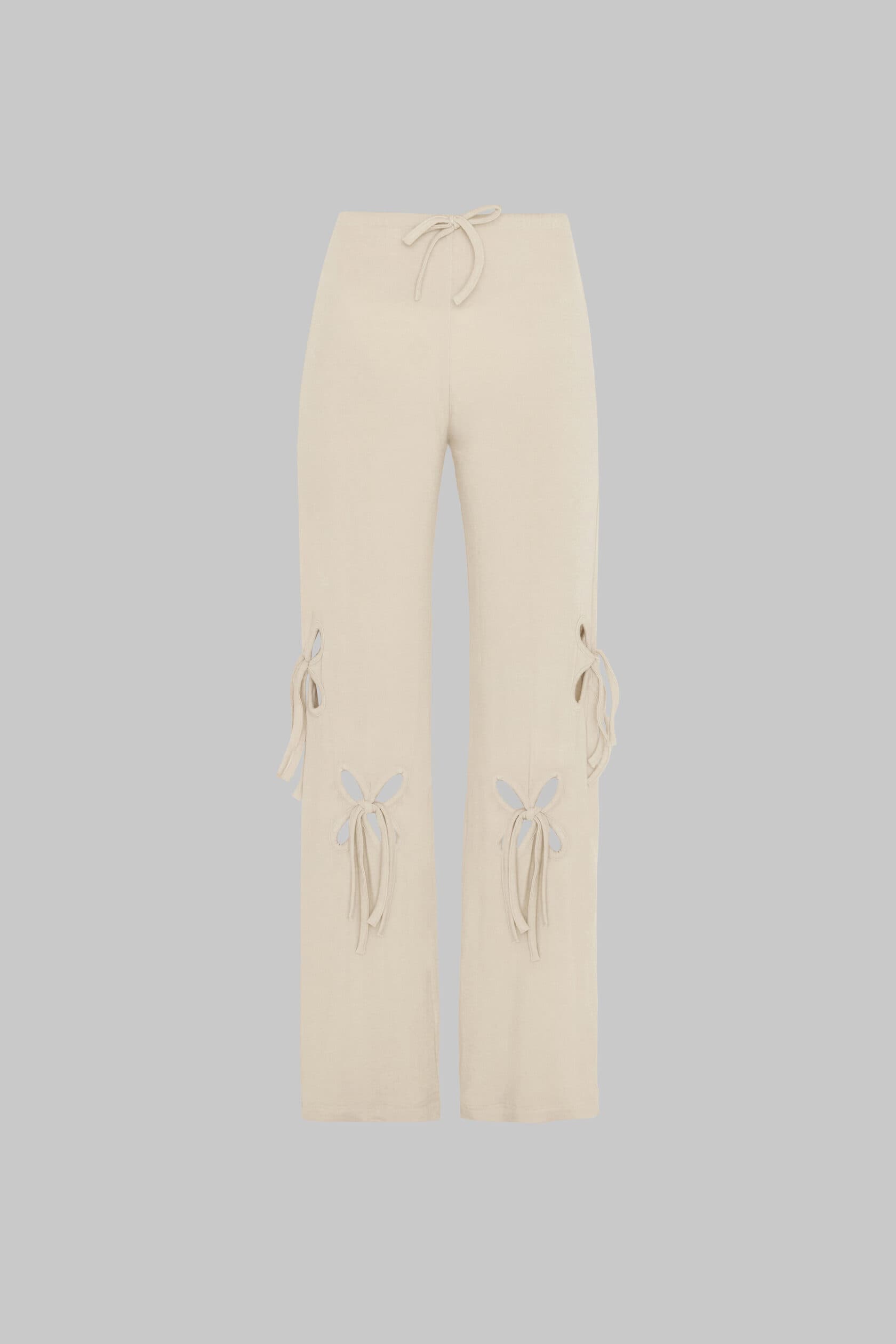 Knit Wool Petal Pants
