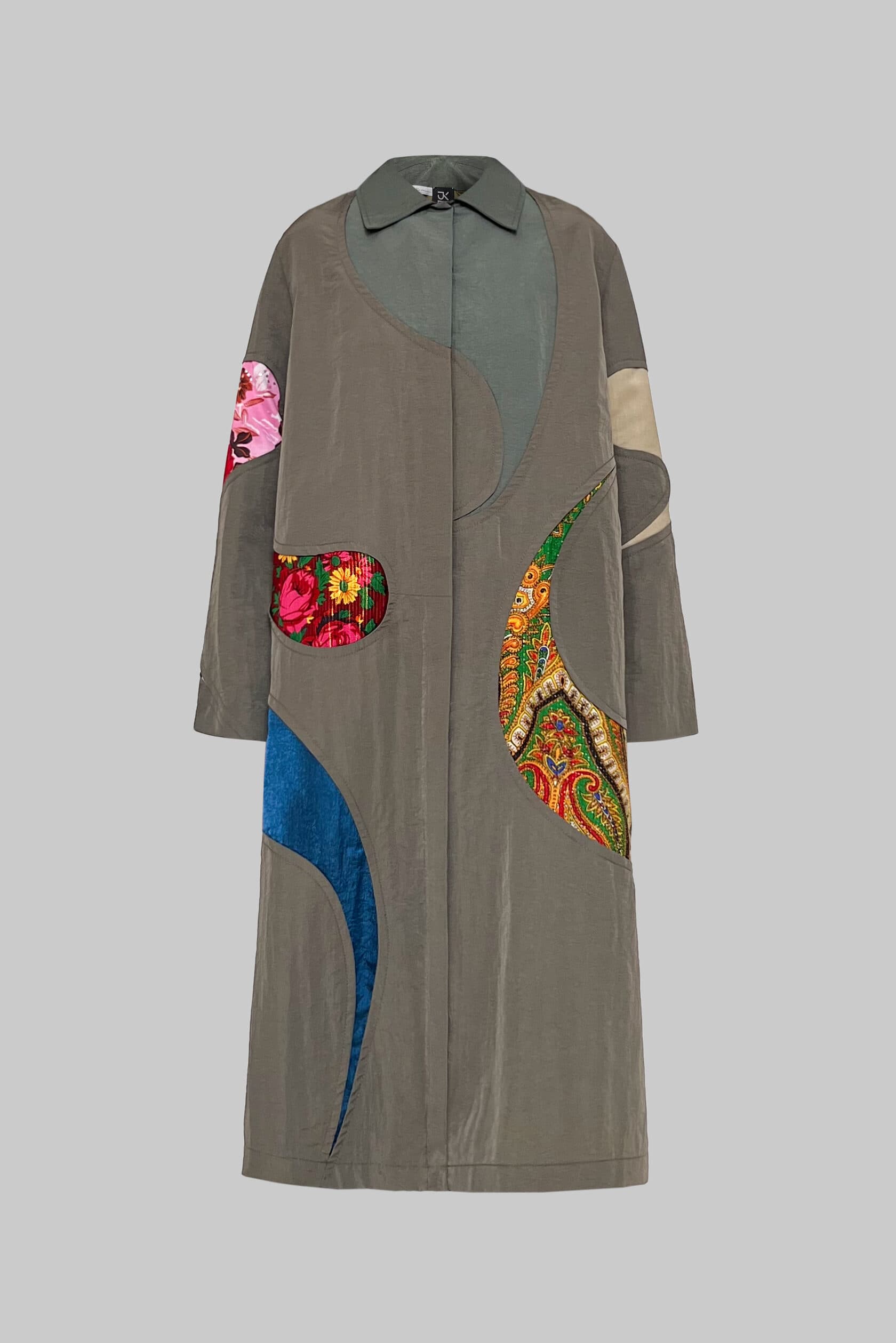 Paisley Trench Coat