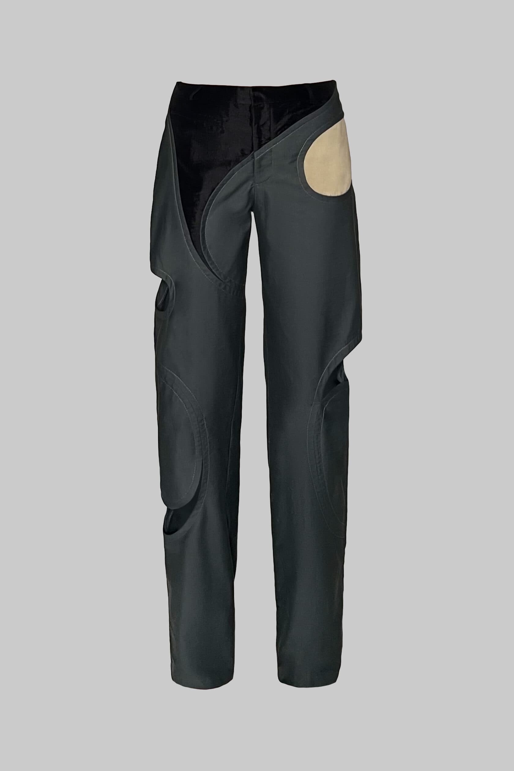 Paisley Trousers With Slits