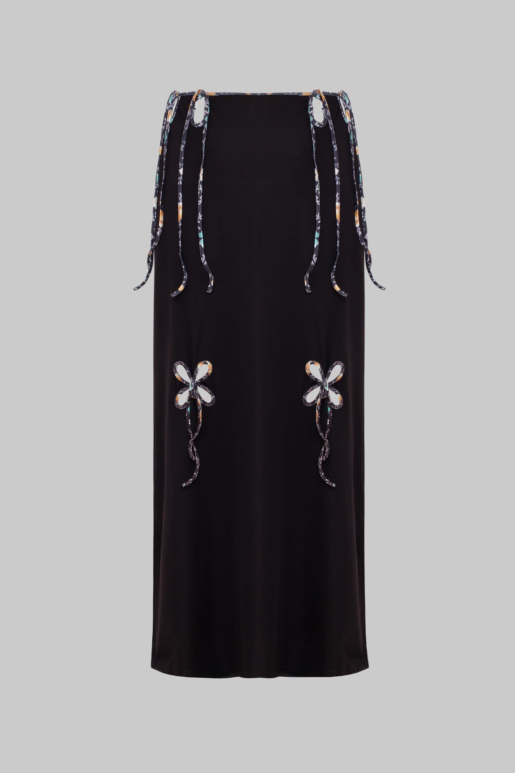 Petal Skirt With Edged Flowers