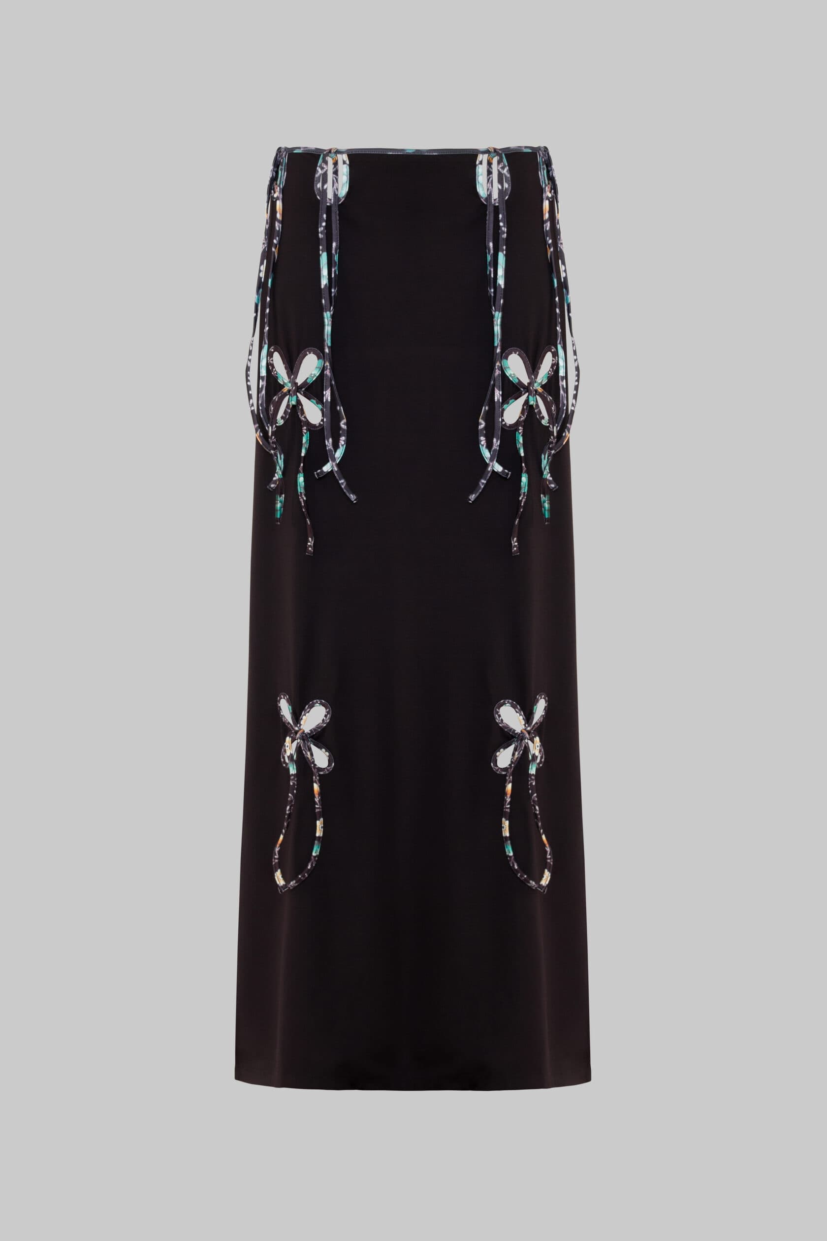 Petal Skirt With Edged Flowers
