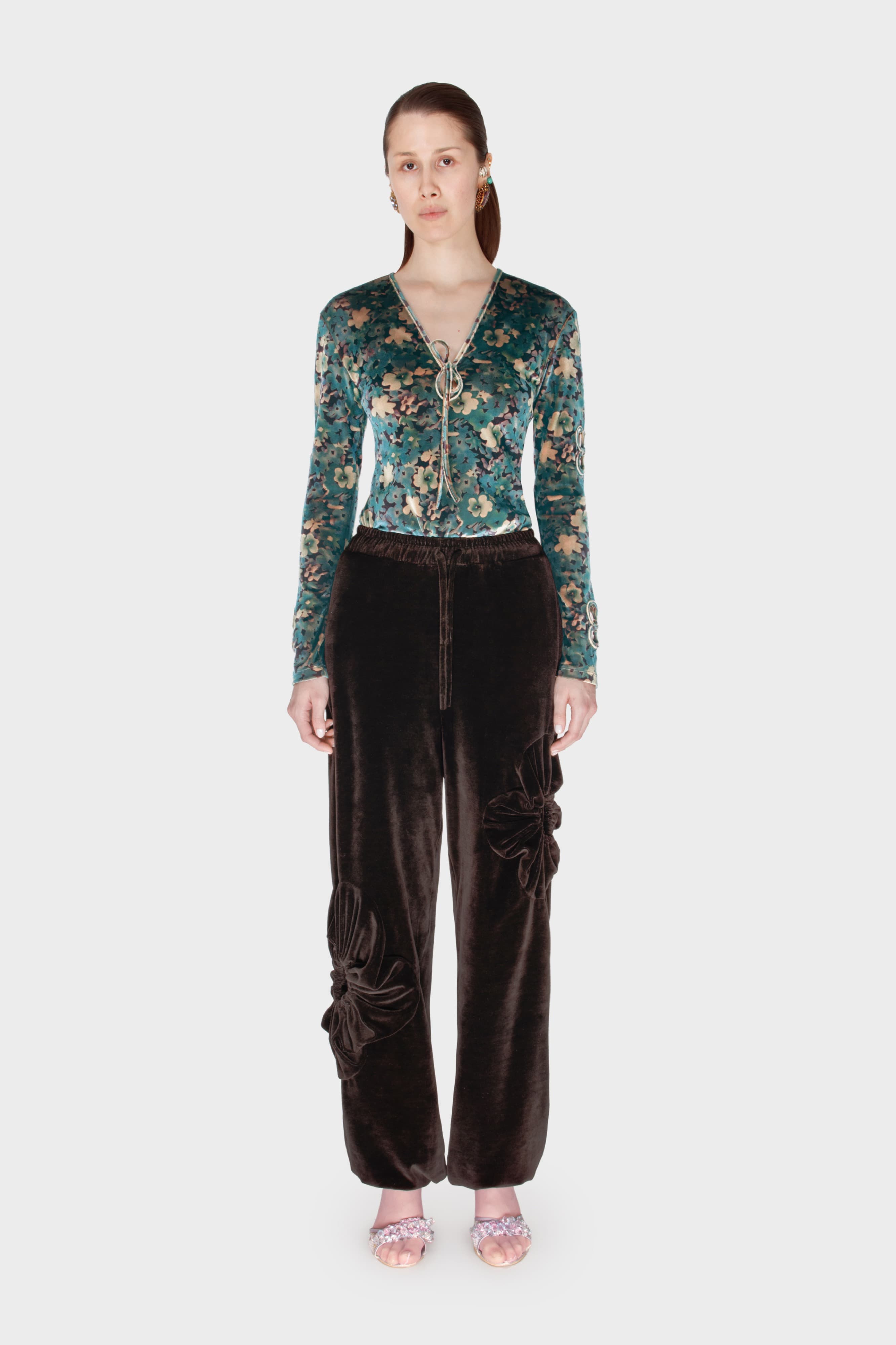 Petal Velour Long Sleeve