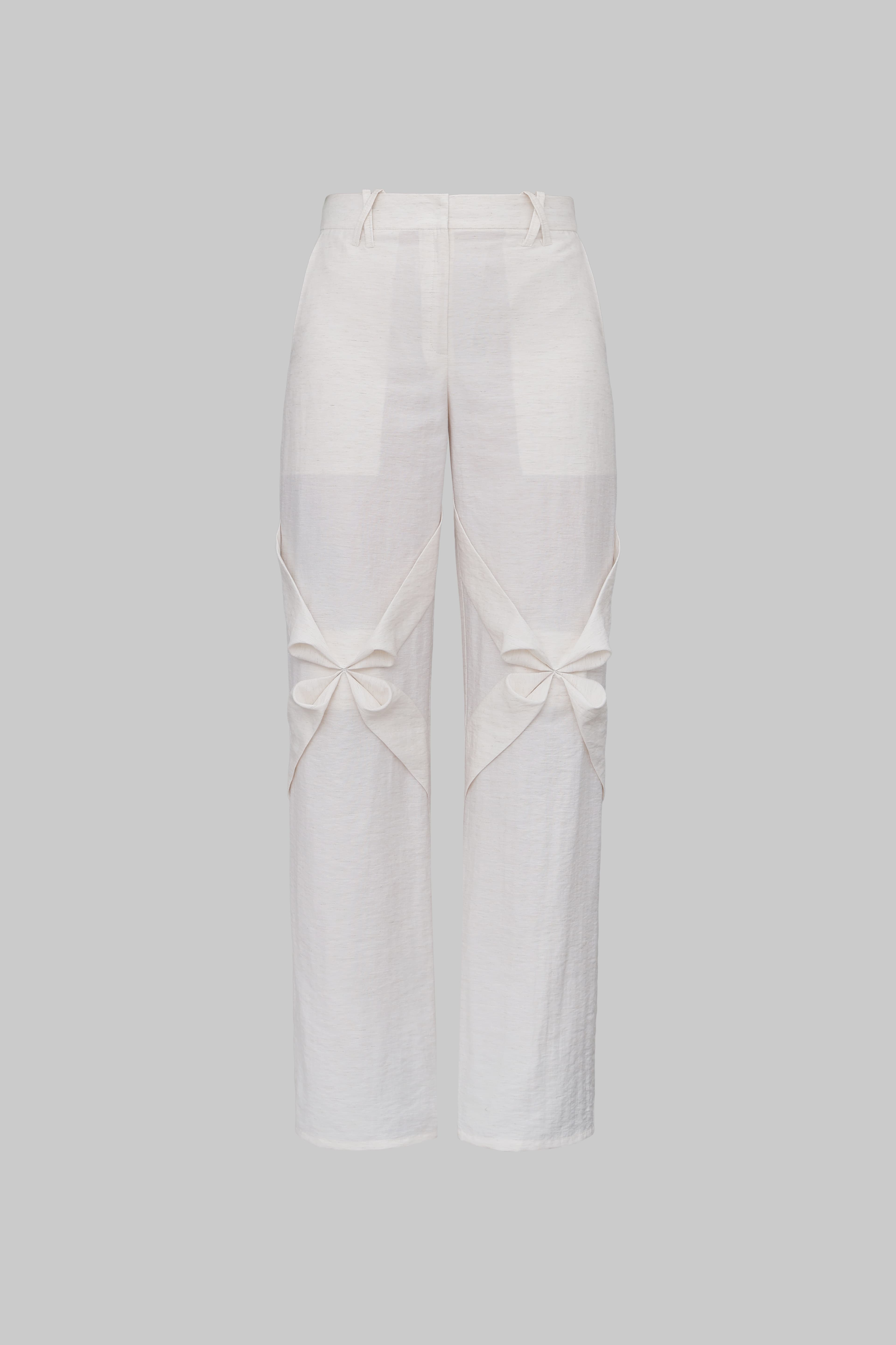 Smocked Flower Pants
