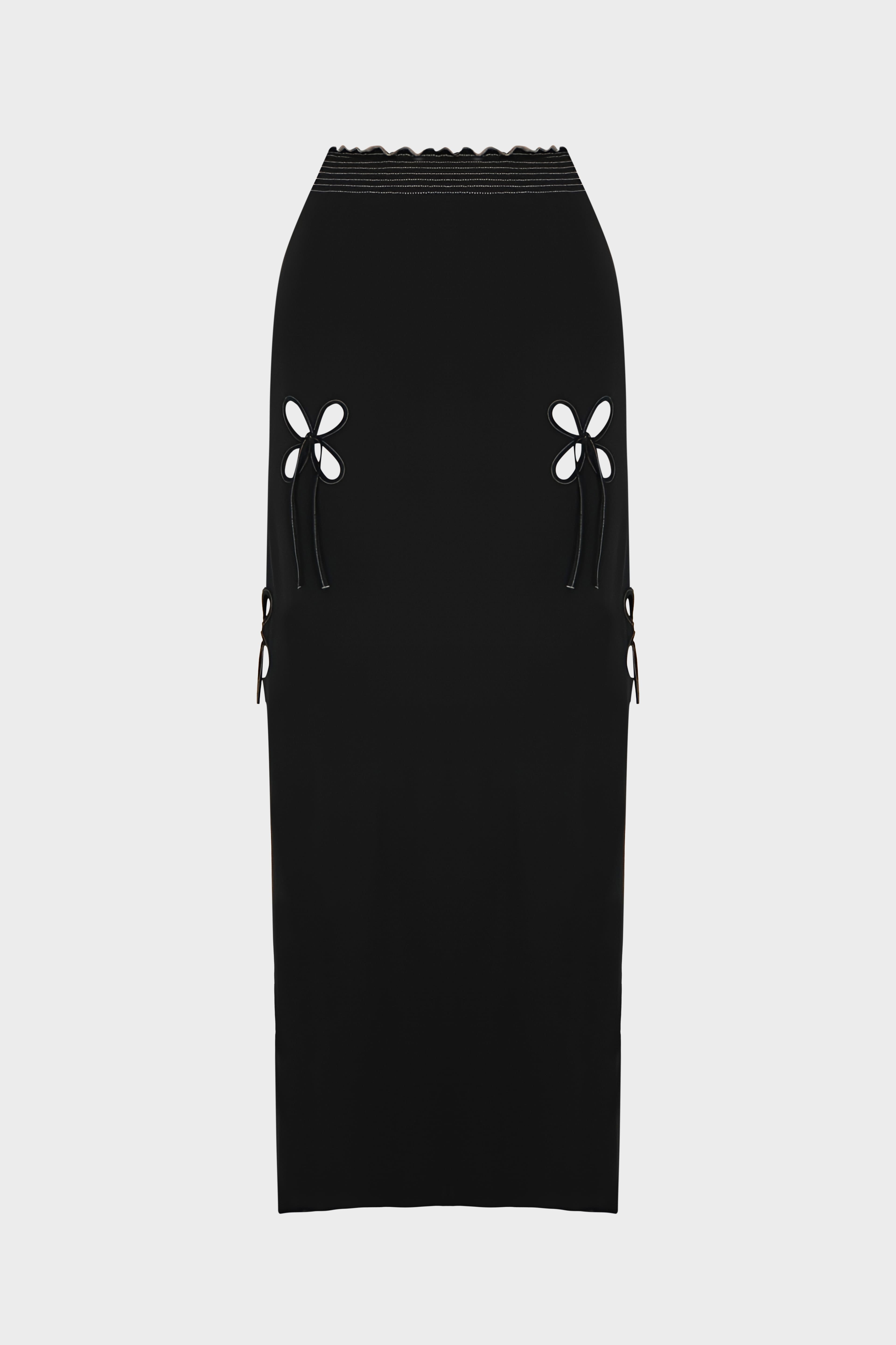 Suzani Backstitch Petal Skirt