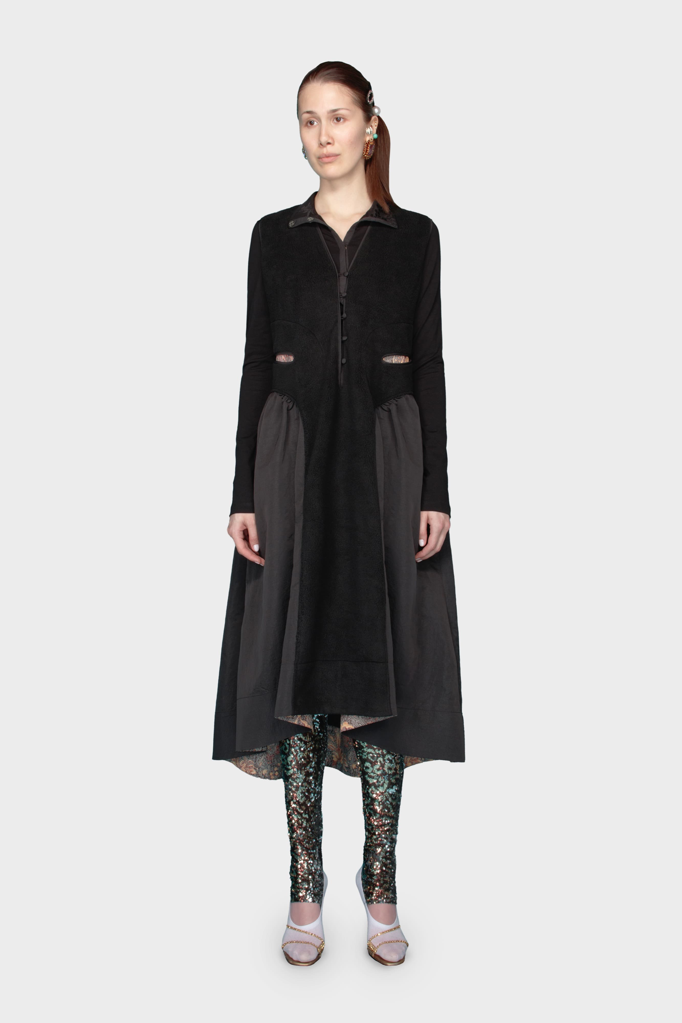 Teardrop Fleece Dress