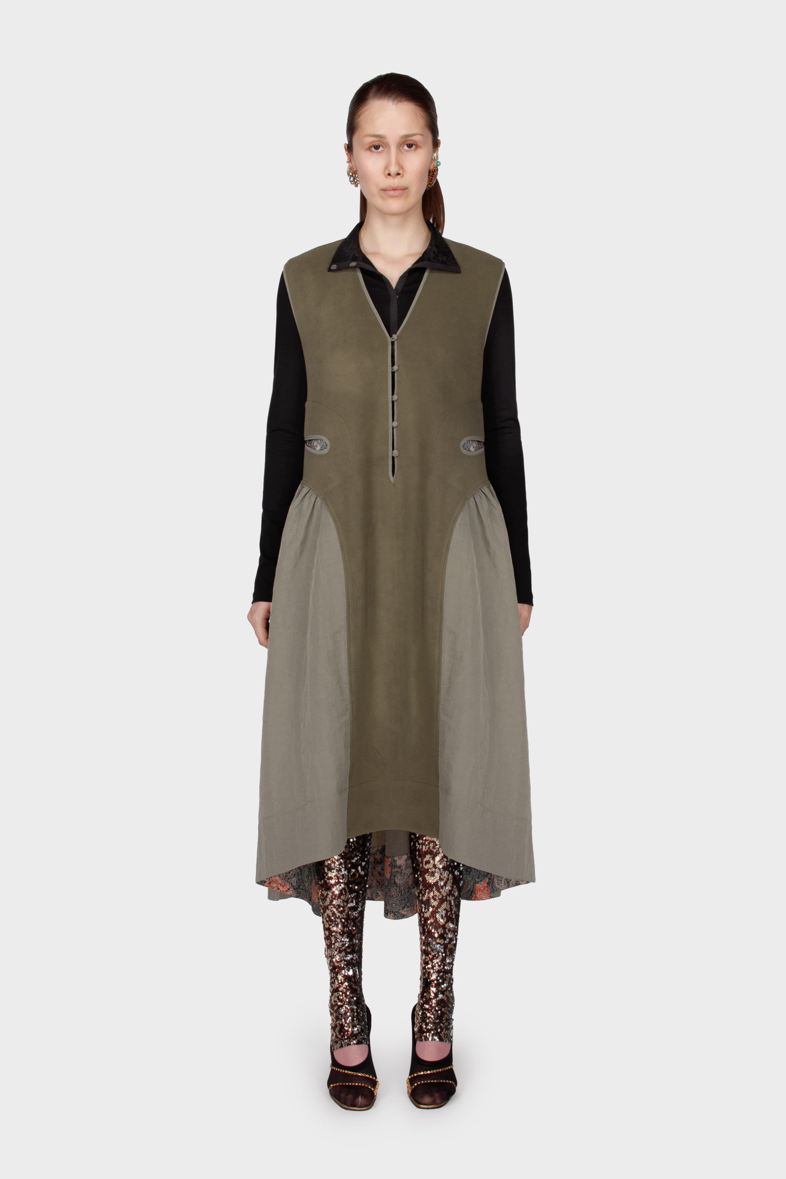 Teardrop Fleece Dress