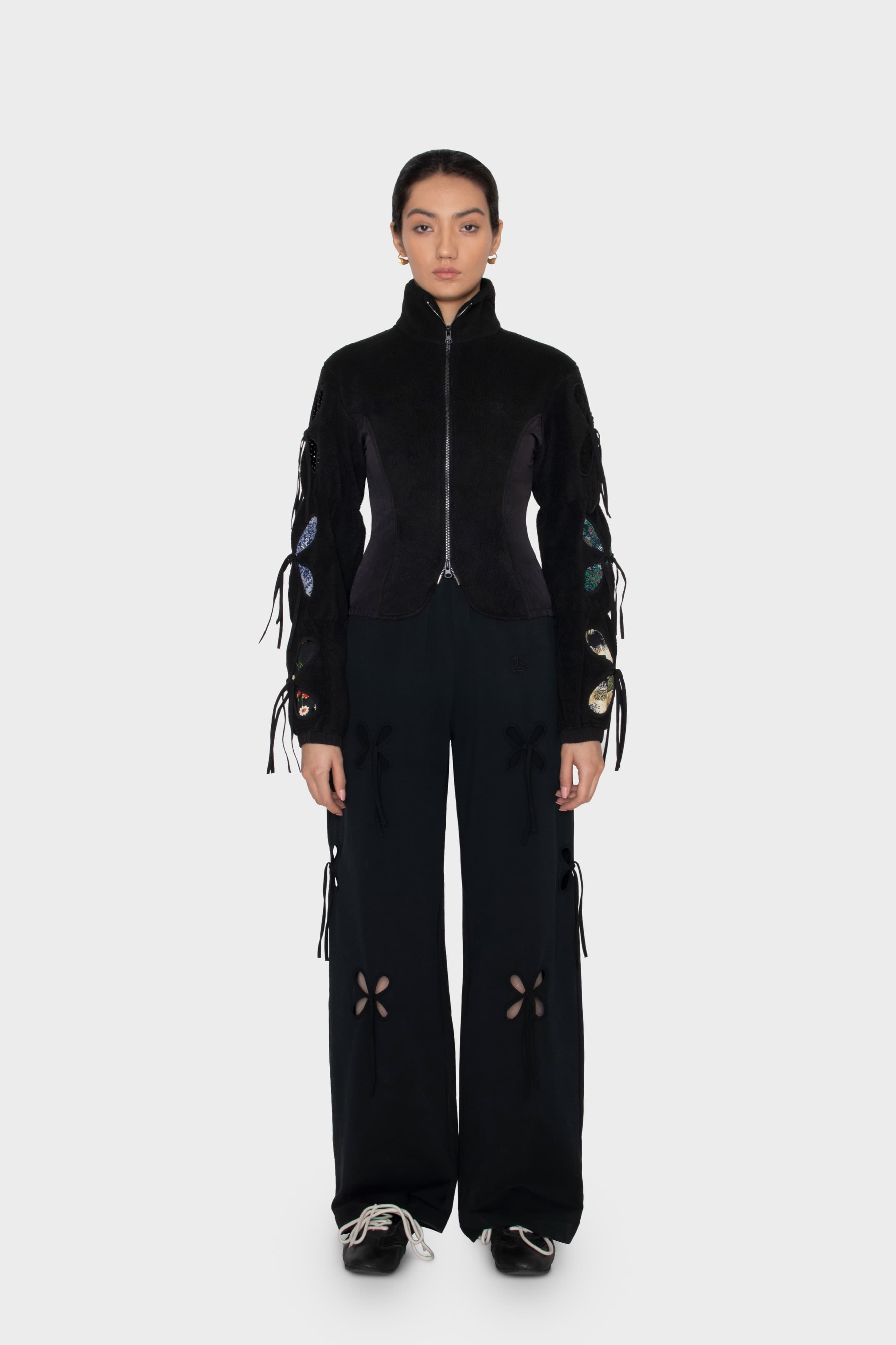 Zipped Fleece Bozor Cardigan