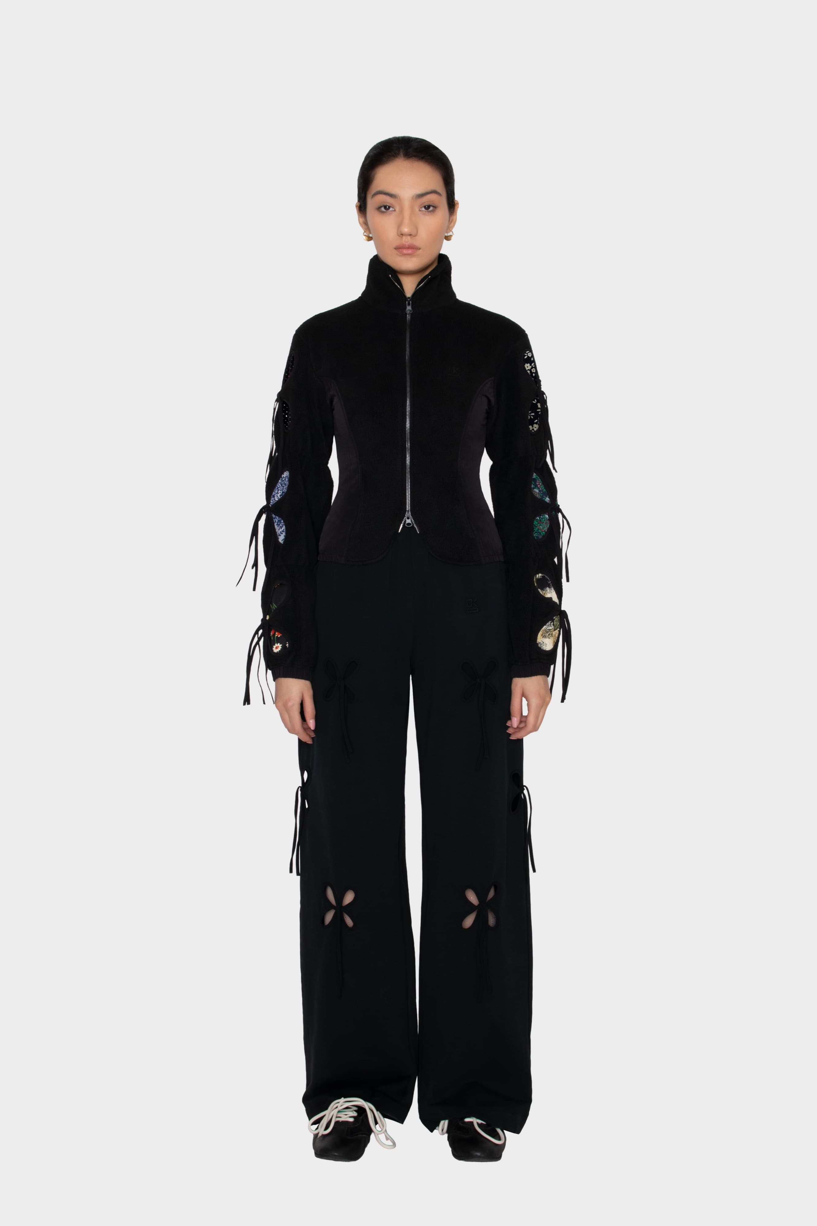 Zipped Fleece Bozor Cardigan