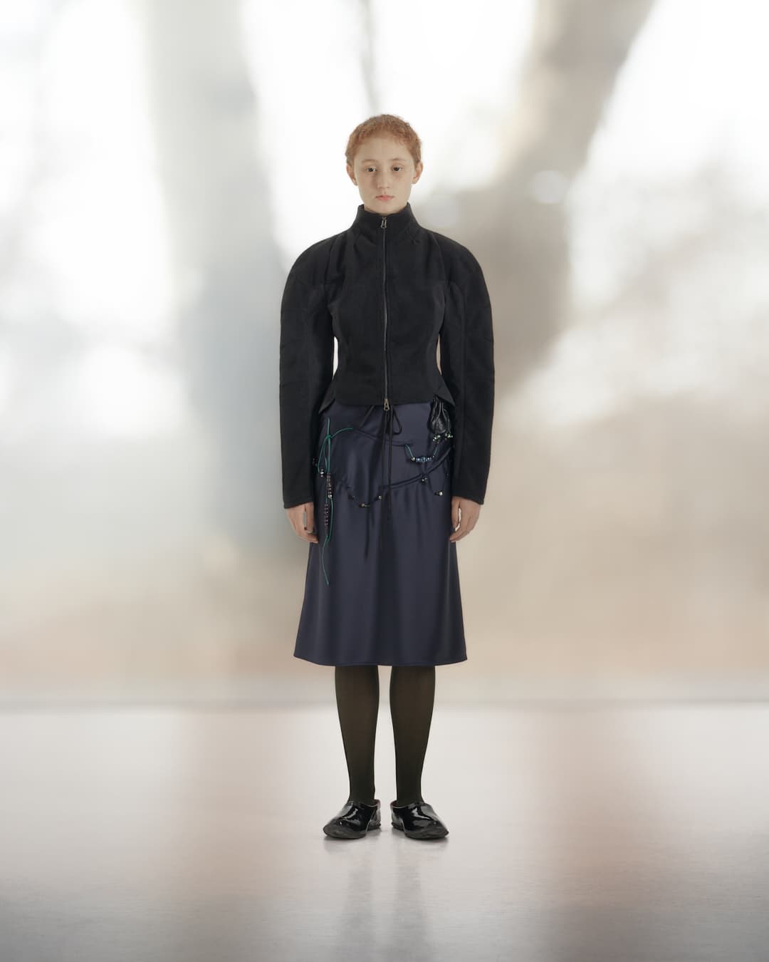 Zipped Fleece Vaza Cardigan