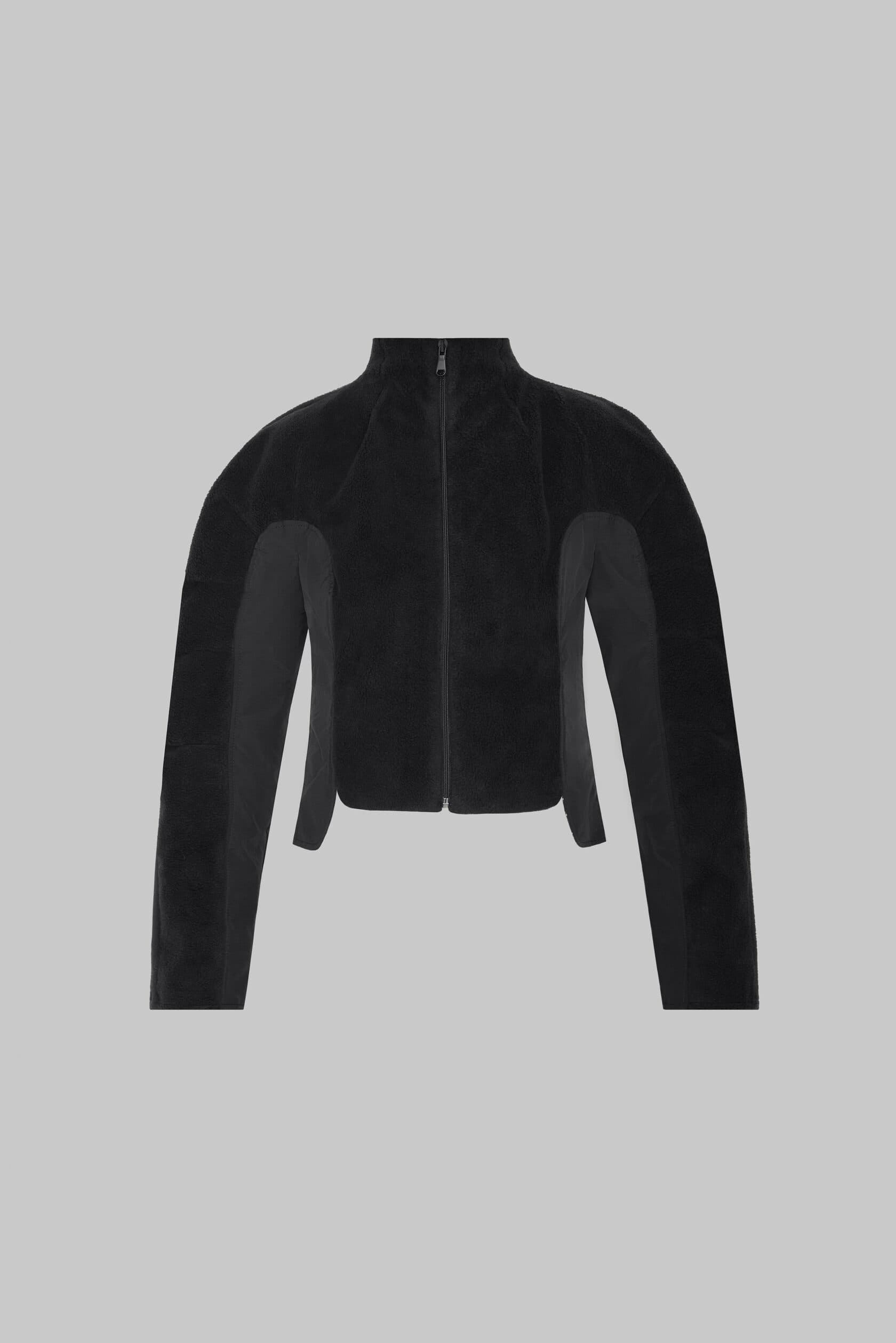 Zipped Fleece Vaza Cardigan